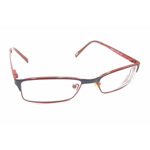 French Connection UK FC 2310 C3 Black Red Rectangle Eyeglasses Frames 50-17 140